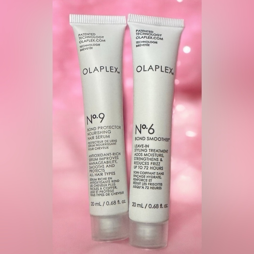 OLAPLEX Lot No 9 & 6 Brand New Sample Sizes .68 fl oz 20 ml